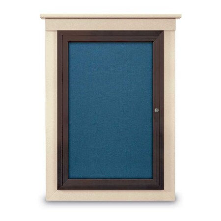 Sliding Glass Door Radius Letterboard,48x36,Gold/Grey Vinyl